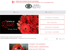 Tablet Screenshot of abbotsfordflorist.com